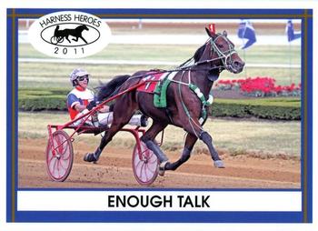 2011 Harness Heroes #12 Enough Talk Front